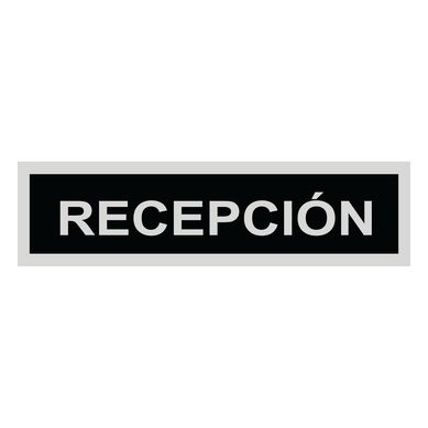 Seal de Recepcin 18x5  cm.