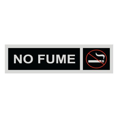 Seal de No Fume 18x5 cm.