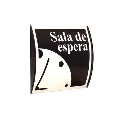 Seal de Sala de Espera 15x15 cm.
