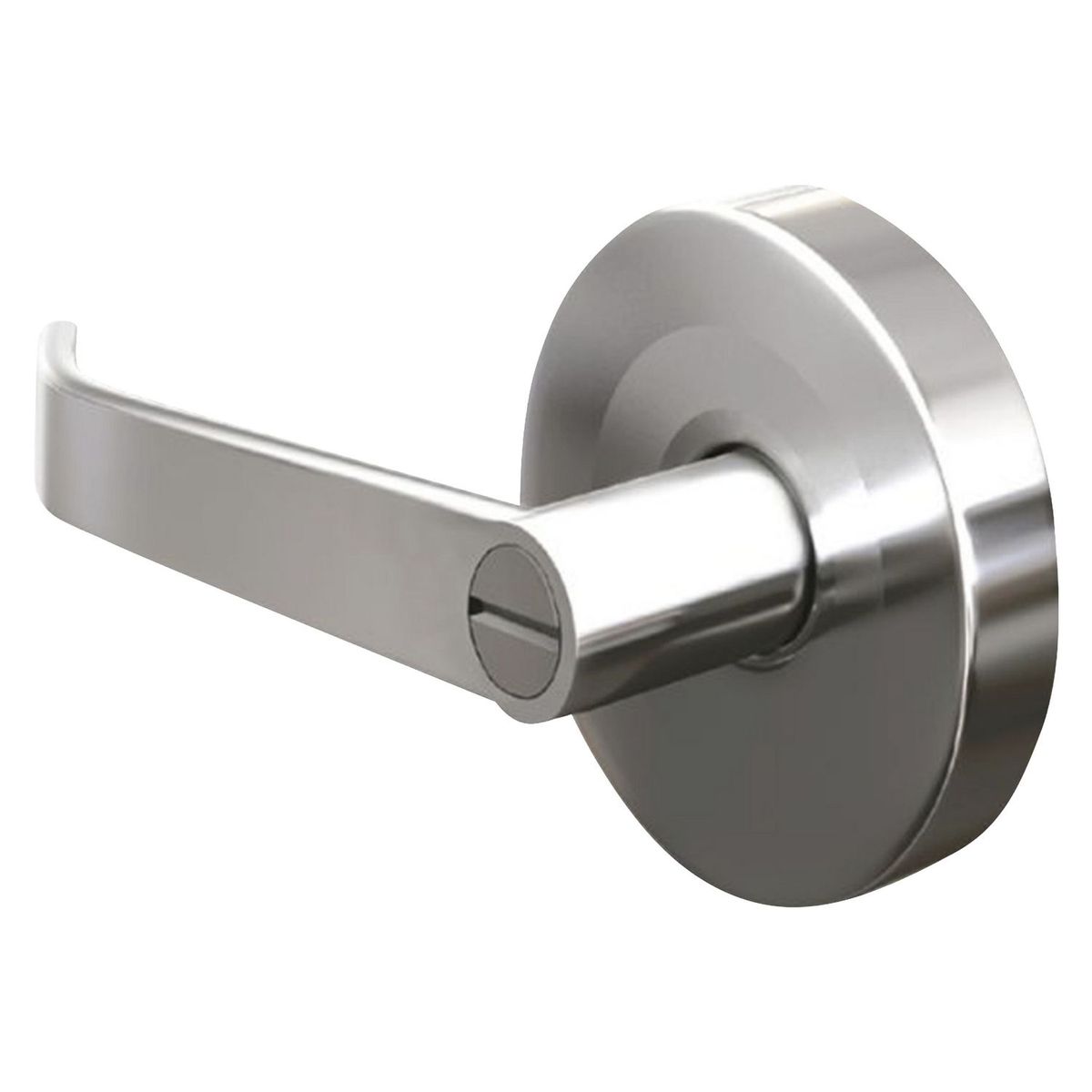 FORTE - Cerradura de Manija Baño Semirecta Acero Inoxidable