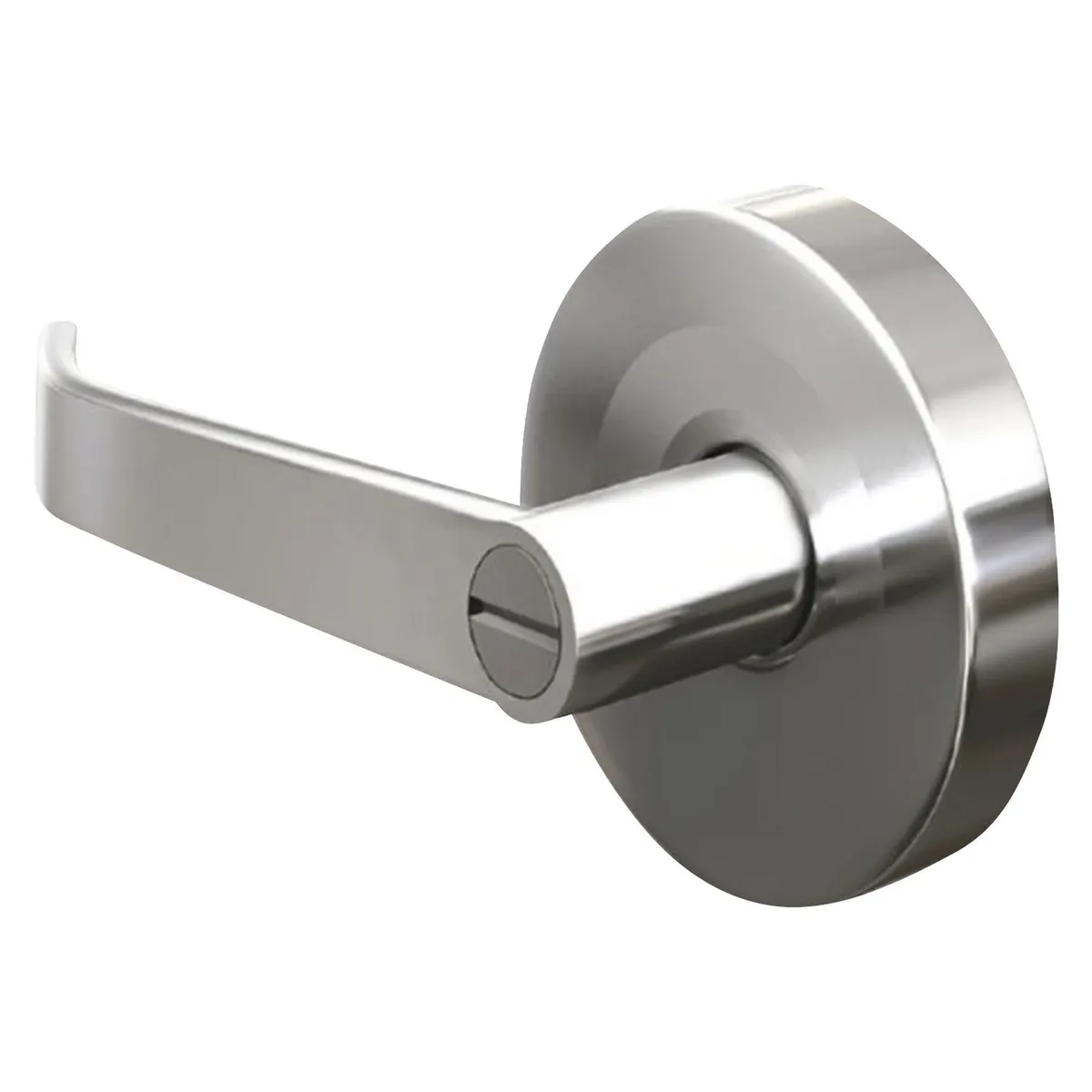 FORTE - Cerradura de Manija Baño Semirecta Acero Inoxidable