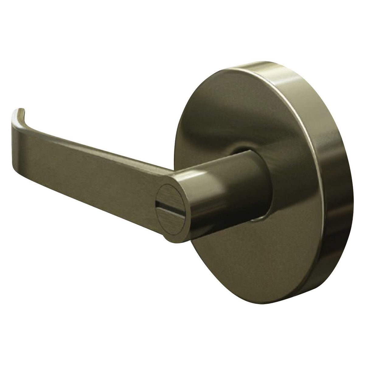 FORTE - Cerradura de Manija Baño Semirecta Bronce Antiguo