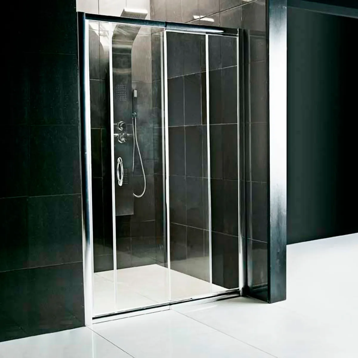 SENSI DACQUA - Puerta de Ducha Corrediza 120-135 cm