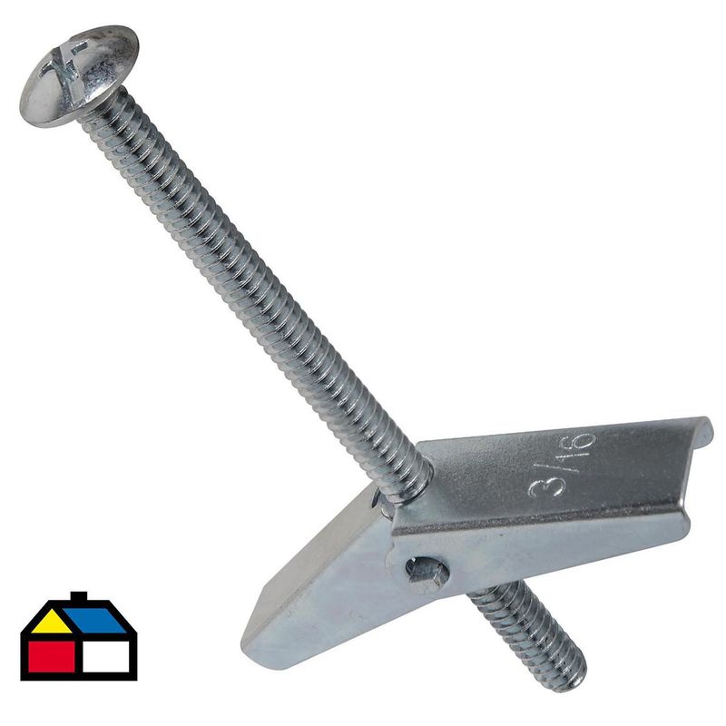FIXSER - Anclaje Mariposa 3/16 x 3" x 2  unid.