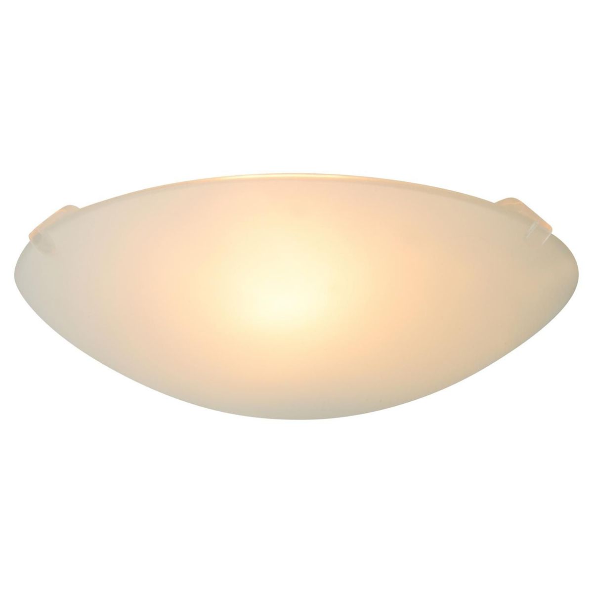 CASA BONITA - Plafón 1 Luz Plástico Blanco 60 W 20 cm