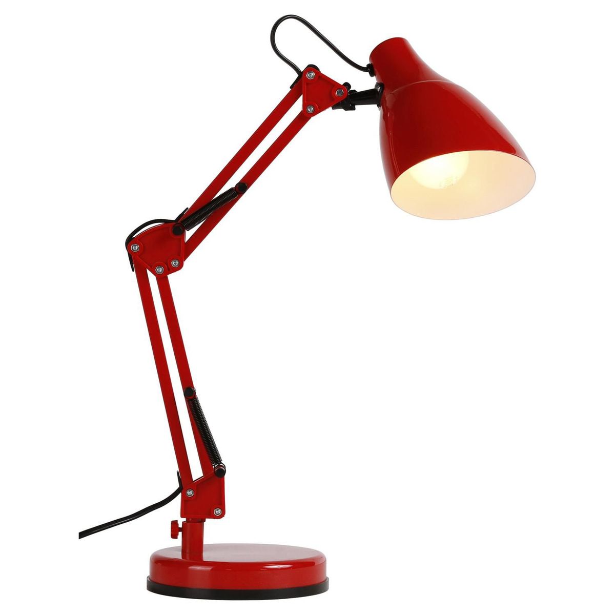 CASA BONITA - Lámpara de Escritorio Artic 1L E27 Rojo