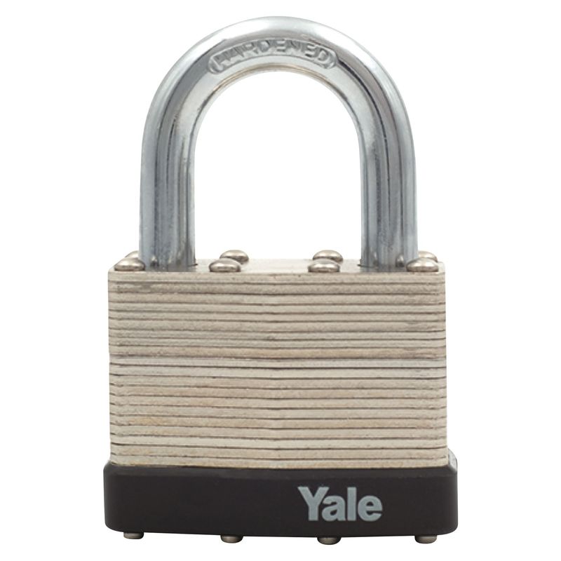 YALE - Candado de Acero Inoxidable Laminado Yale 50 mm