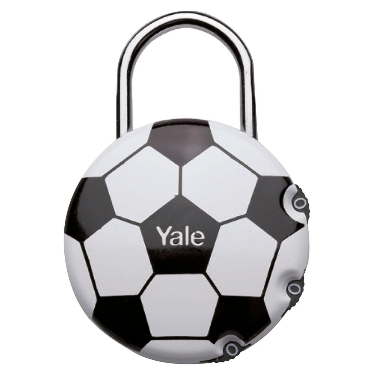 YALE - Candado con Clave Futbol Yale
