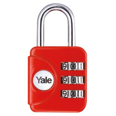Candado con Clave YP1 28 mm. Rojo Yale