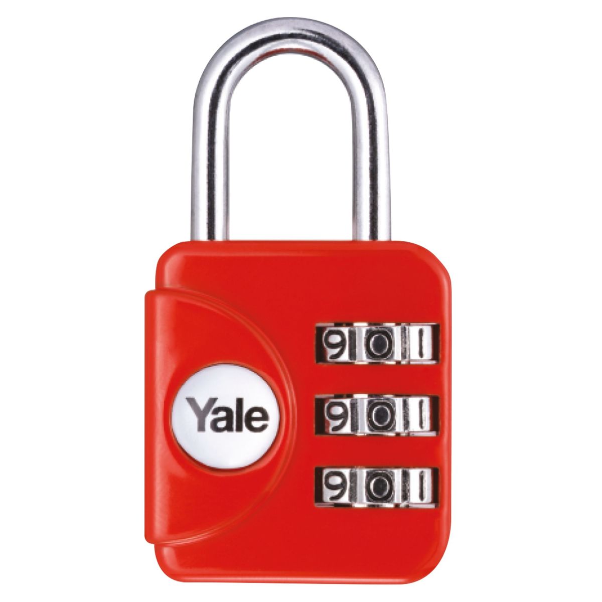 YALE - Candado con Clave Yale YP1 28 mm Rojo