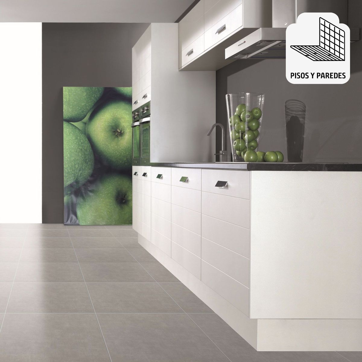 HOLZTEK - Porcelanato Gris 60x60 Rústicas Mate 1.44 m2