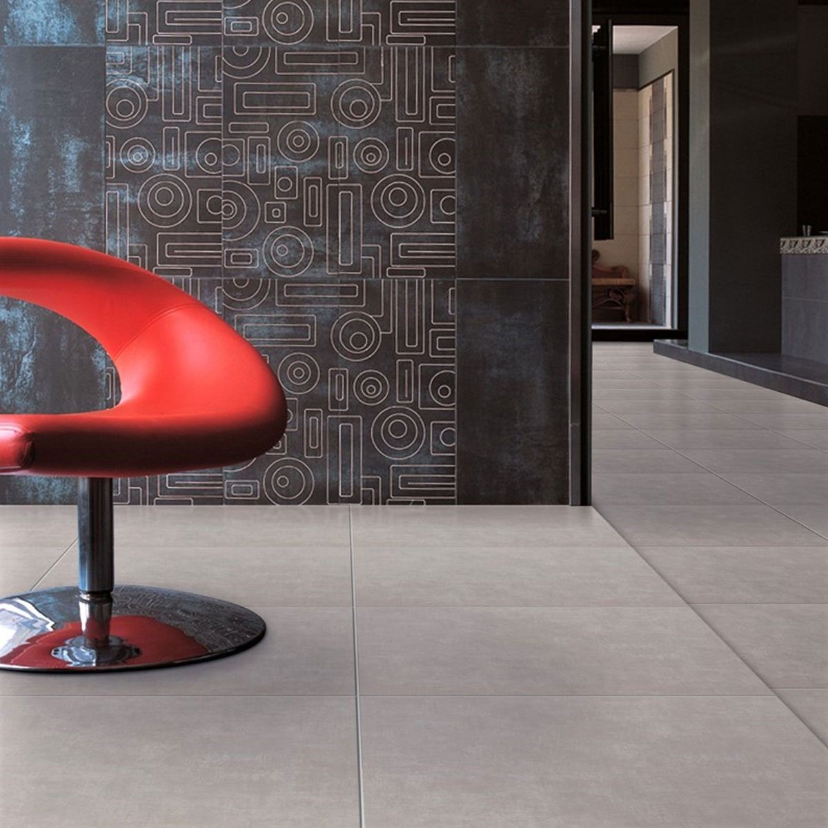 HOLZTEK - Porcelanato Gris 60x60 Rústicas Mate 1.44 m2