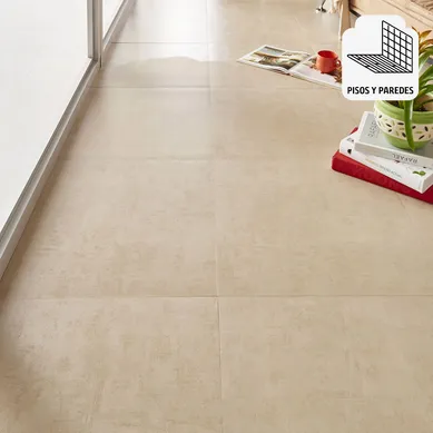 Porcelanato Beige 60x60 R�sticas Mate 1.44 m2