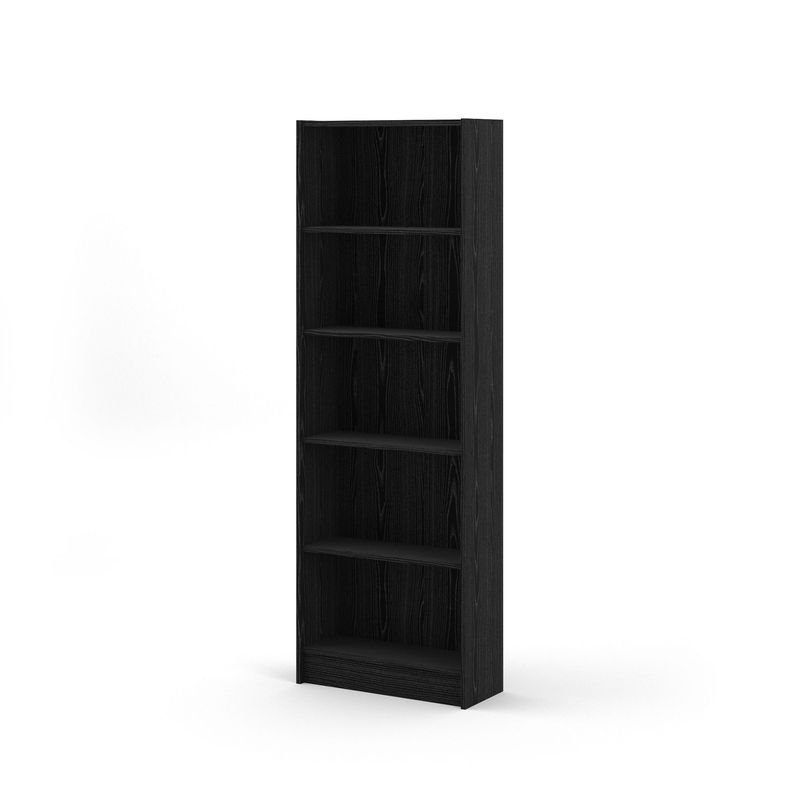 TVILUM - Librero negro 60x24x175 cm