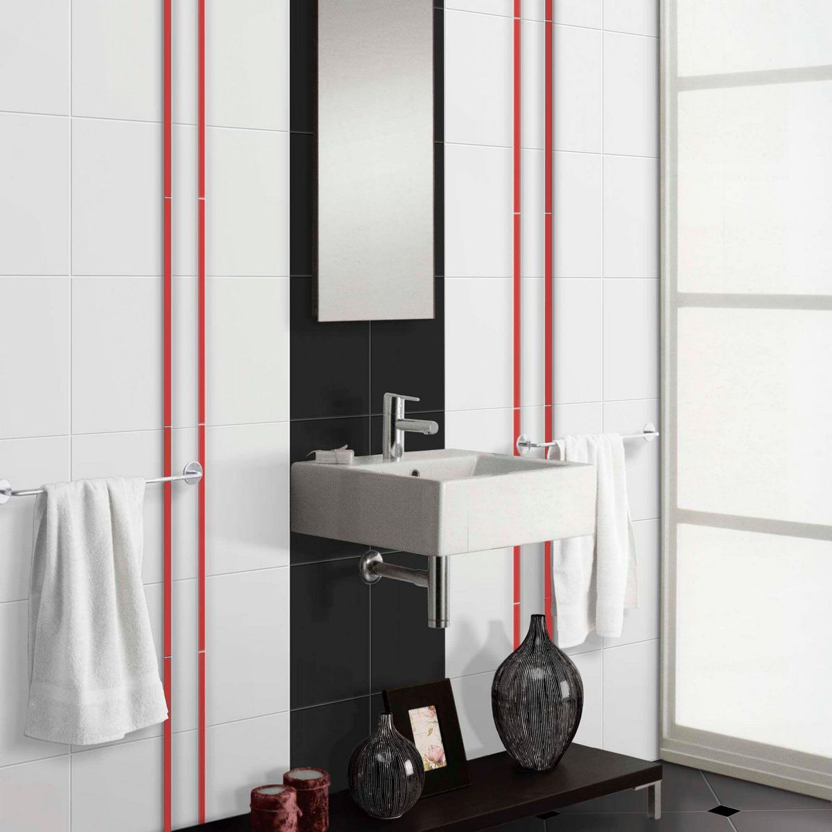 KANTU - Lápiz Vidrio Rojo 39.4x1cm