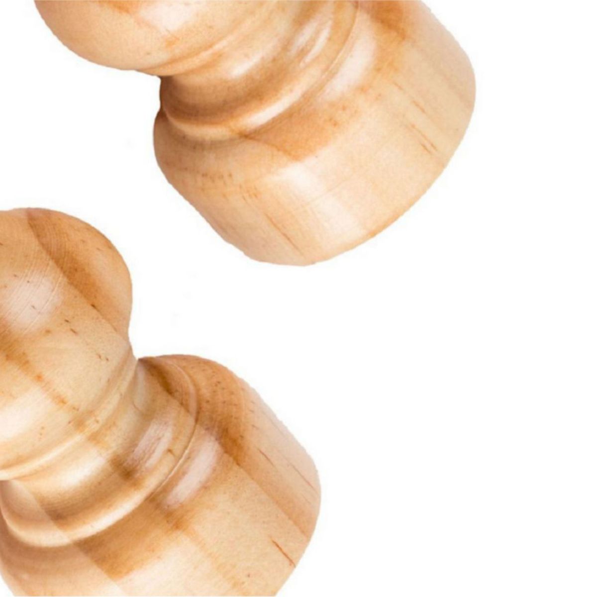 JUST HOME COLLECTION - Terminal Árabe madera natural 28mm (2un)