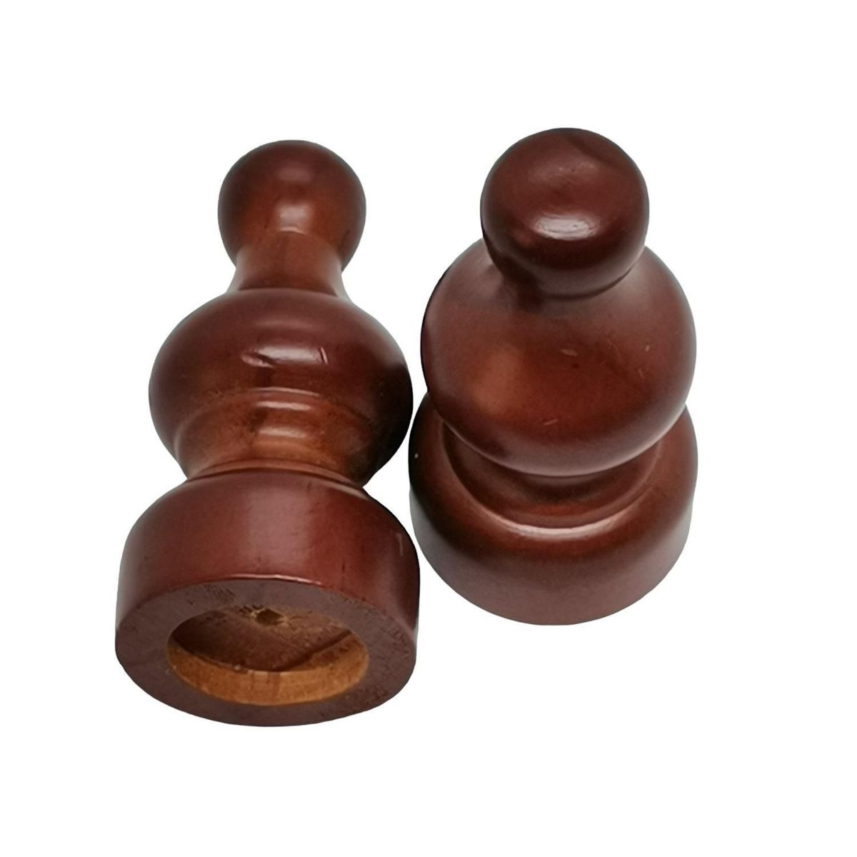 JUST HOME COLLECTION - Terminal Árabe madera chocolate 28mm (2un)