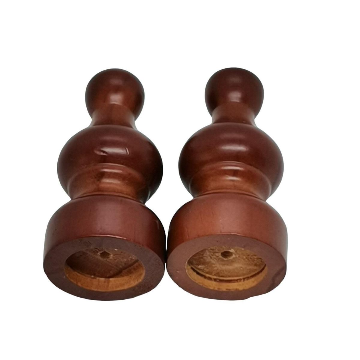 JUST HOME COLLECTION - Terminal Árabe madera chocolate 28mm (2un)