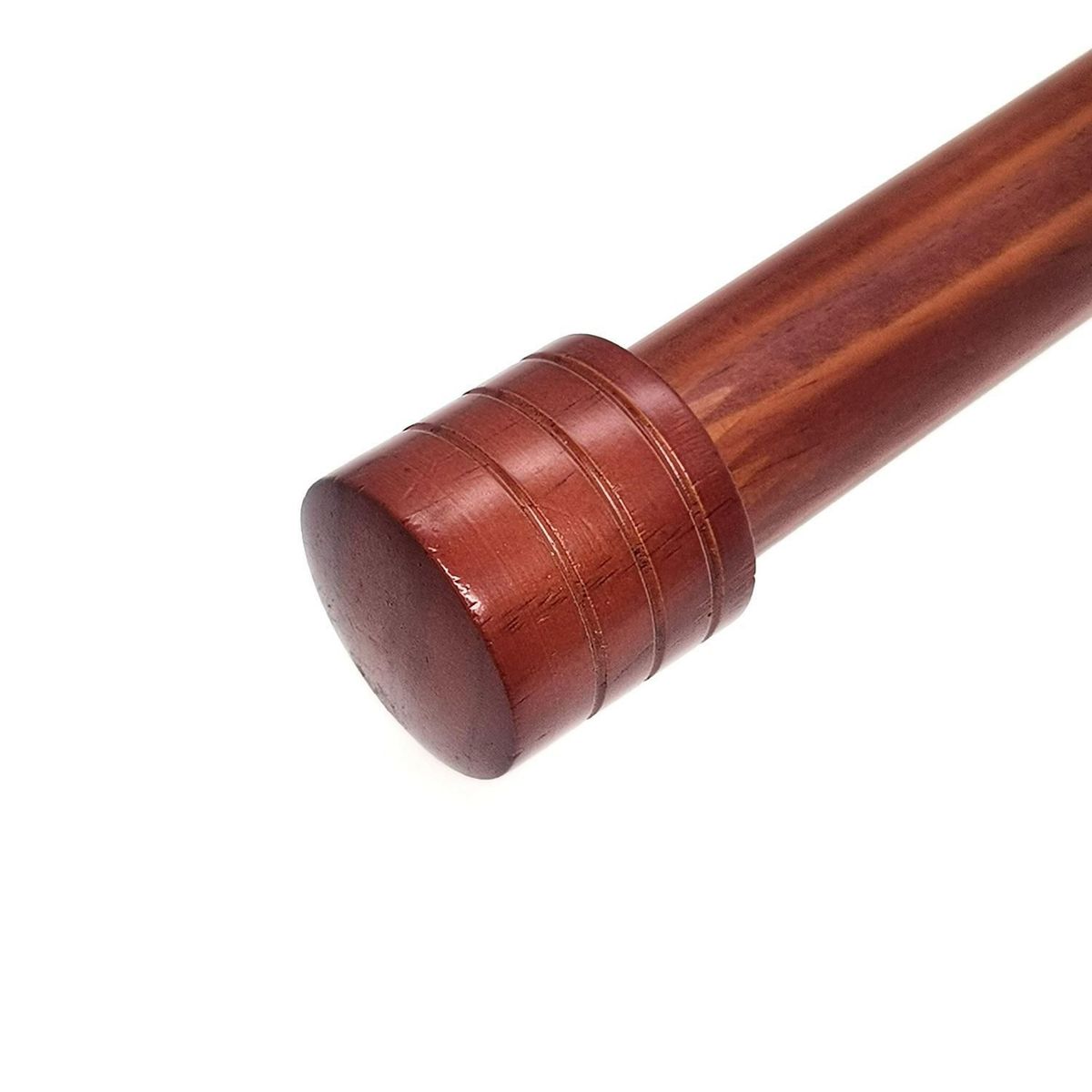 JUST HOME COLLECTION - Terminal Tope madera chocolate 28mm (2un)