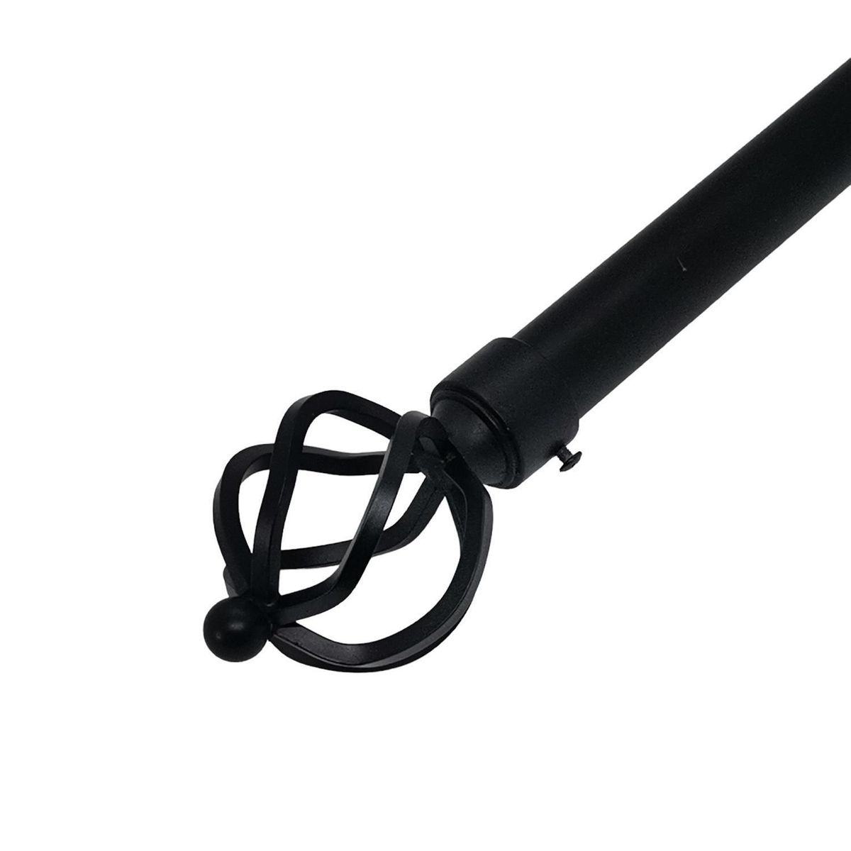 JUST HOME COLLECTION - Terminal Bola Alambre fierro negro 28mm (2un)