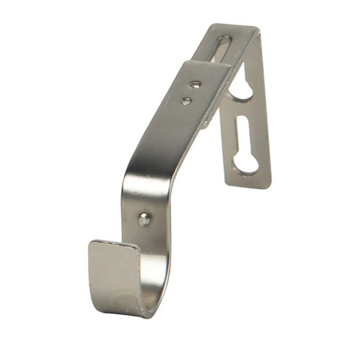 JUST HOME COLLECTION - Soporte simple Muro plateado 28mm (2un)