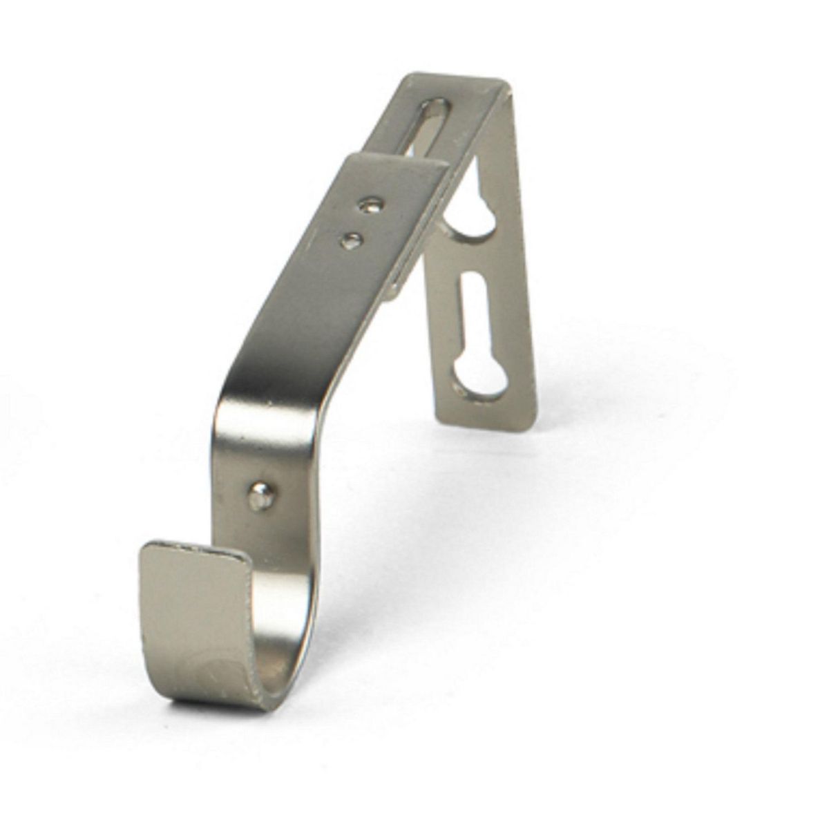 JUST HOME COLLECTION - Soporte simple Muro plateado 28mm (2un)