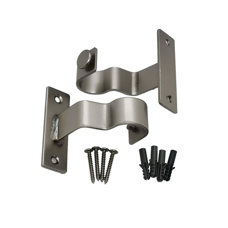 JUST HOME COLLECTION - Soporte Simple Techo Plateado 28mm