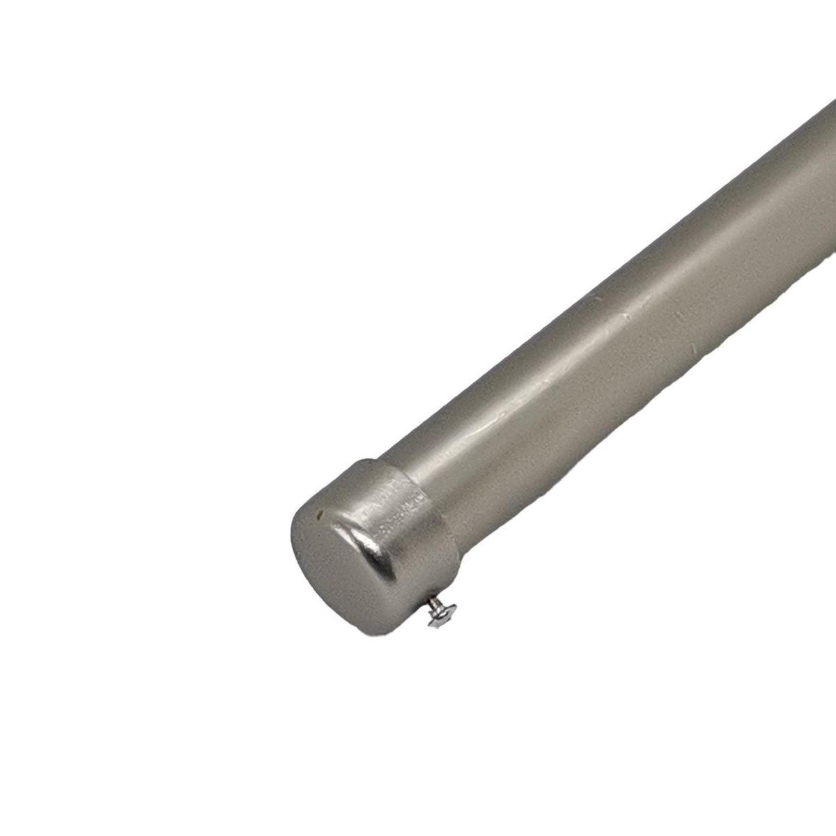 JUST HOME COLLECTION - Terminal Tope fierro plateado 28mm (2un)