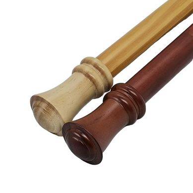 Set cortinero madera choc/nat. 28 mm 2m