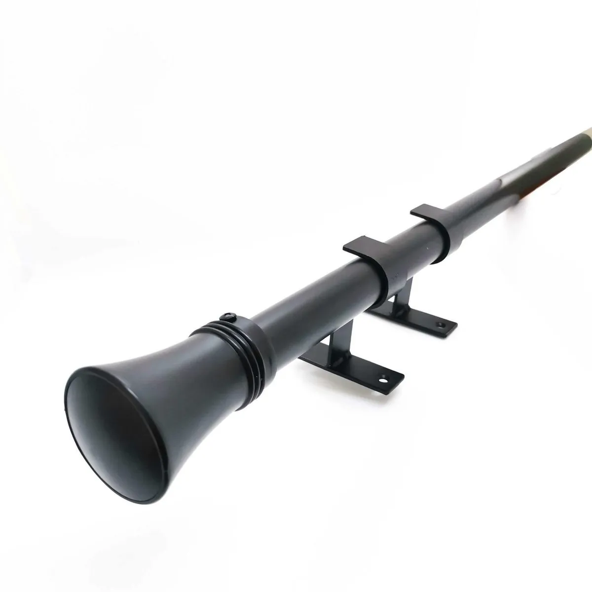 JUST HOME COLLECTION - Set cortinero fierro negro 28mm 2.00m