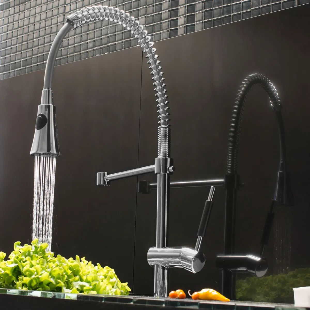 SENSI DACQUA - Monomando cocina con resorte