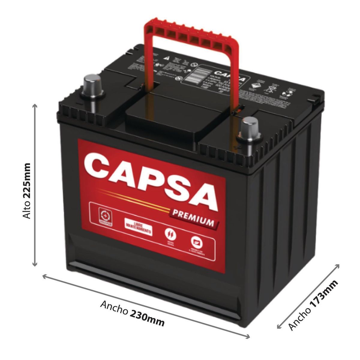CAPSA - Batería  35 1100/555 Amp/11 Placas (1135)