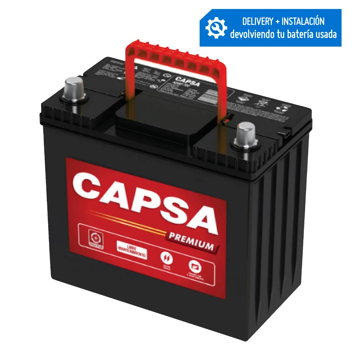CAPSA - Batería Premium Ns60Ls 770/490 Amp/13 Placas (13Toi)