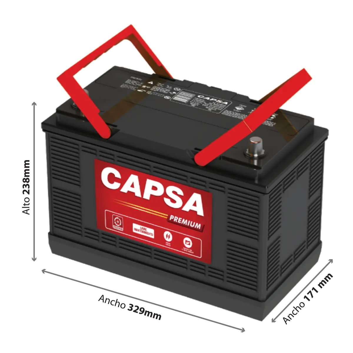 CAPSA - Bateria  30H 1600 | 800 Amp | 18 Placas (1731P)