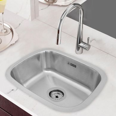 Lavadero de Cocina Record Acero Inoxidable 1 Poza Artico 42x33cm