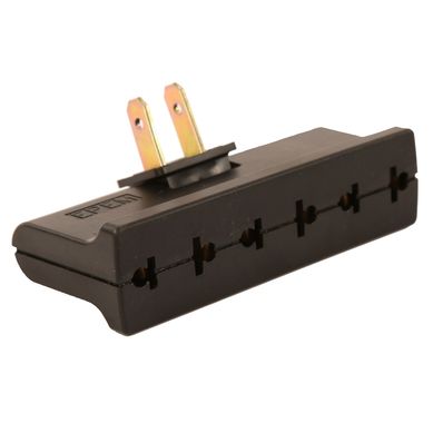 Tomacorriente Universal 3 Tomas PVC