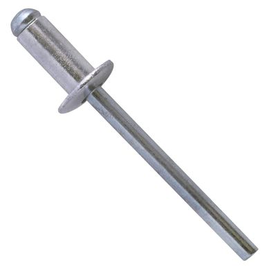 Remache Aluminio Tipo Pop 4x18 mm x 100 unid