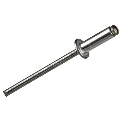 Remache Aluminio Tipo Pop 4x6 mm x 100 unid