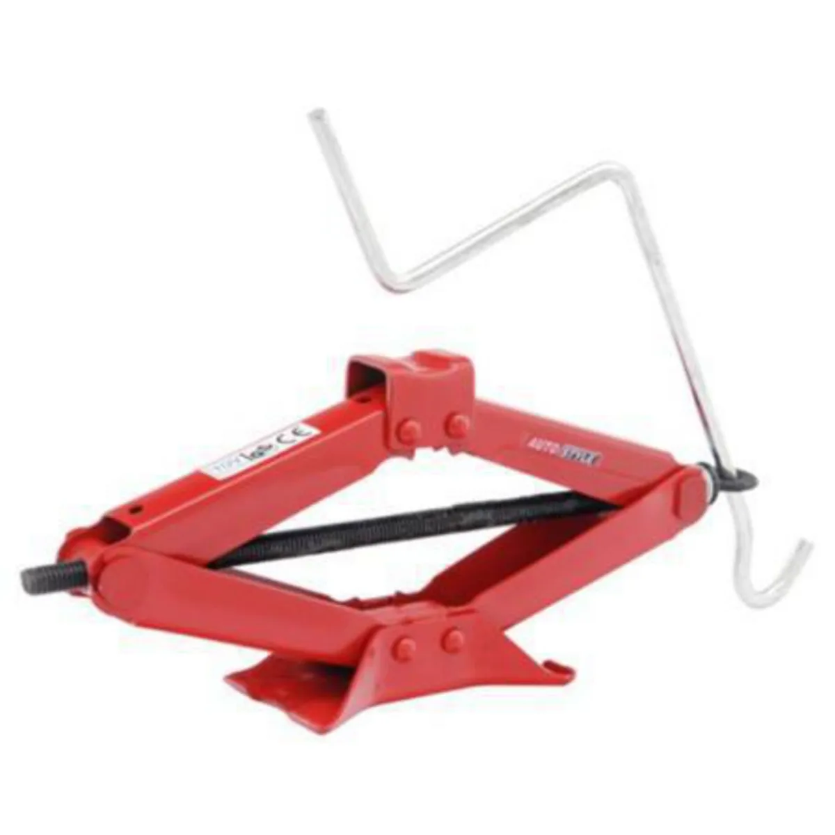 AUTOSTYLE - Gata Tipo Tijera 1.5 Toneladas Roja