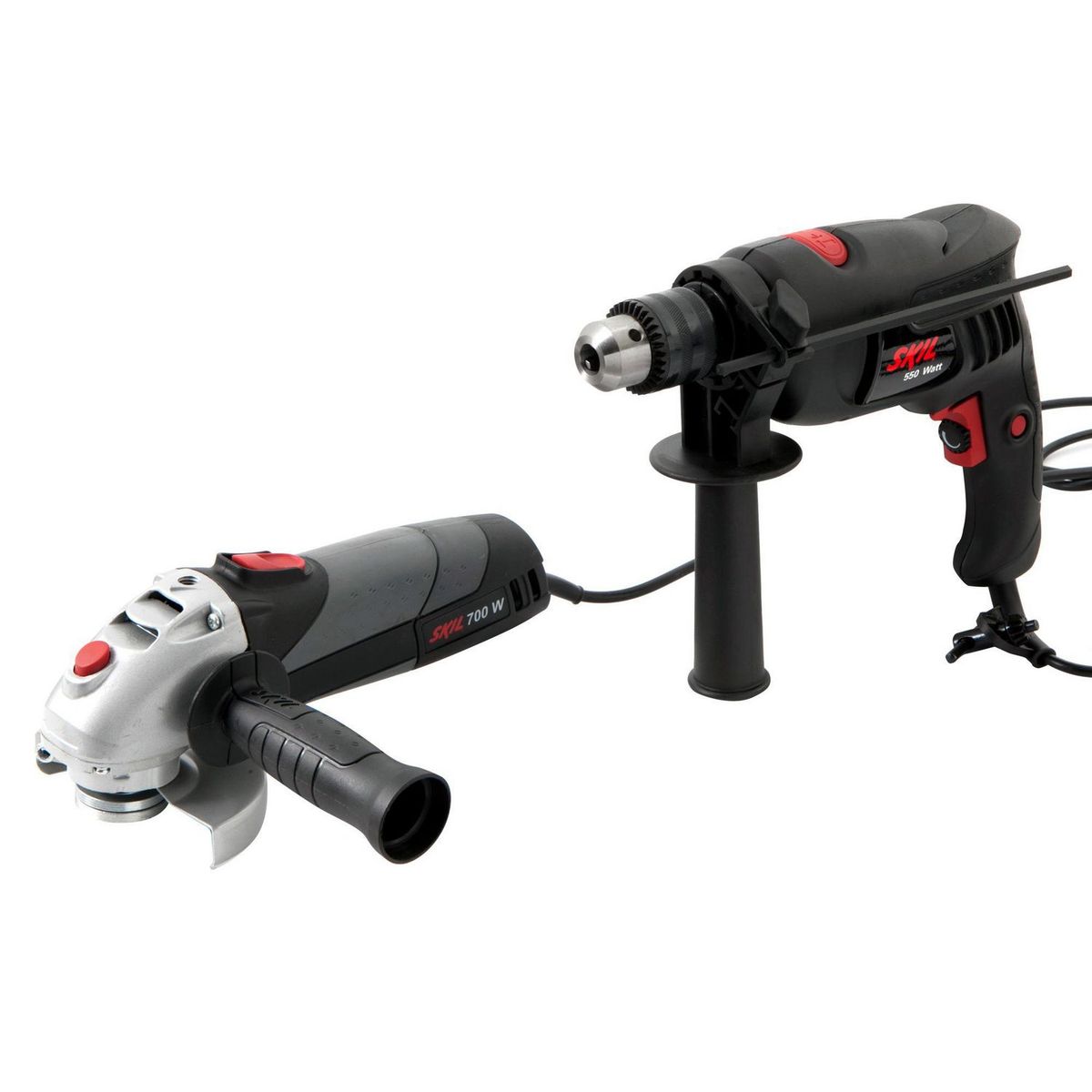 SKIL - Taladro Percutor Eléctrico Skil 1/2" 550W + Esmeril Angular Skil 4-1/2" 600W Eléctrico