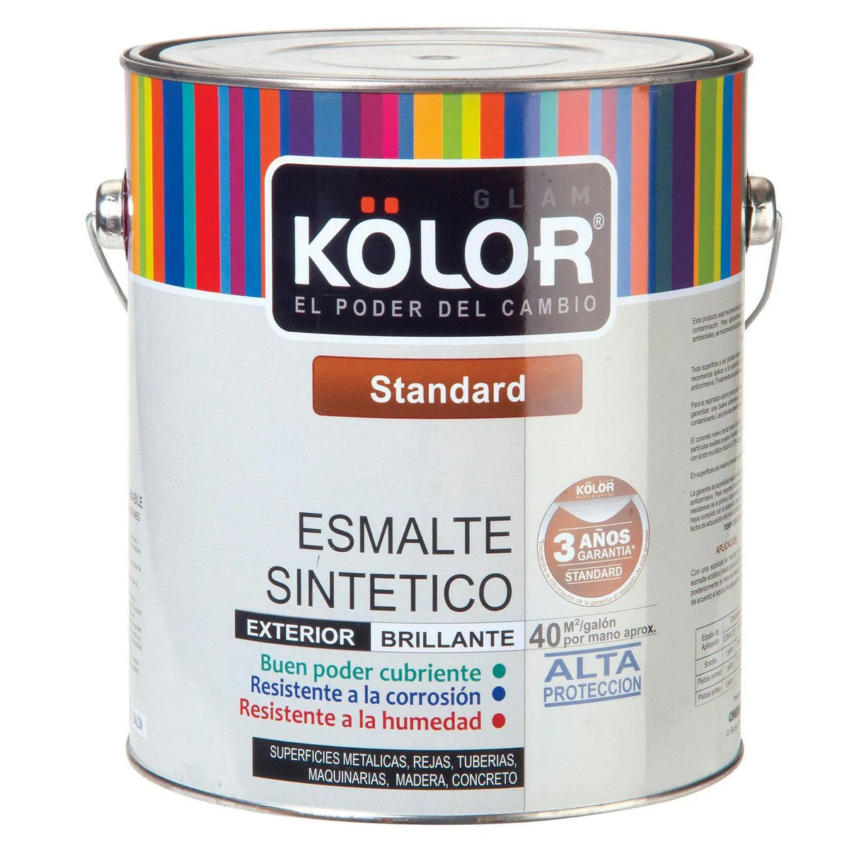 KOLOR - Esmalte sintético Estándar blanco 1 gl