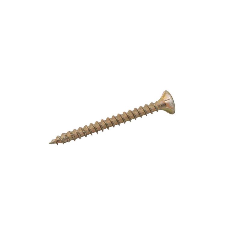 FIXSER - Tornillo para Madera Aglomerado 4x1 1/2" x 12 unid