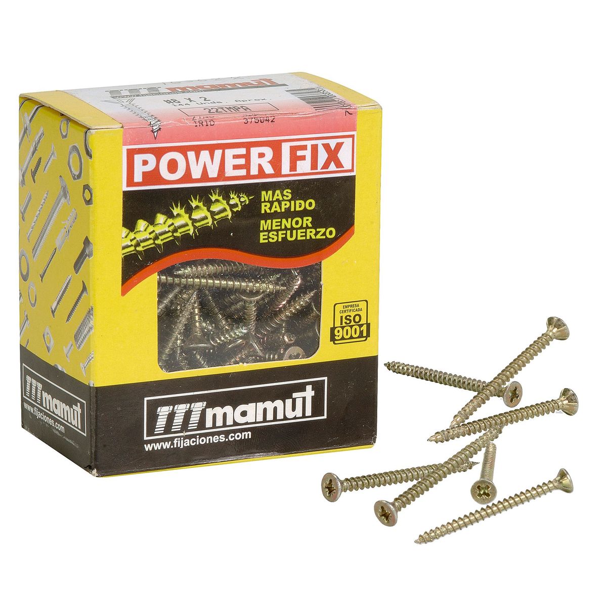 MAMUT - Tornillo para Madera Aglomerado 4x2" x 144 unid