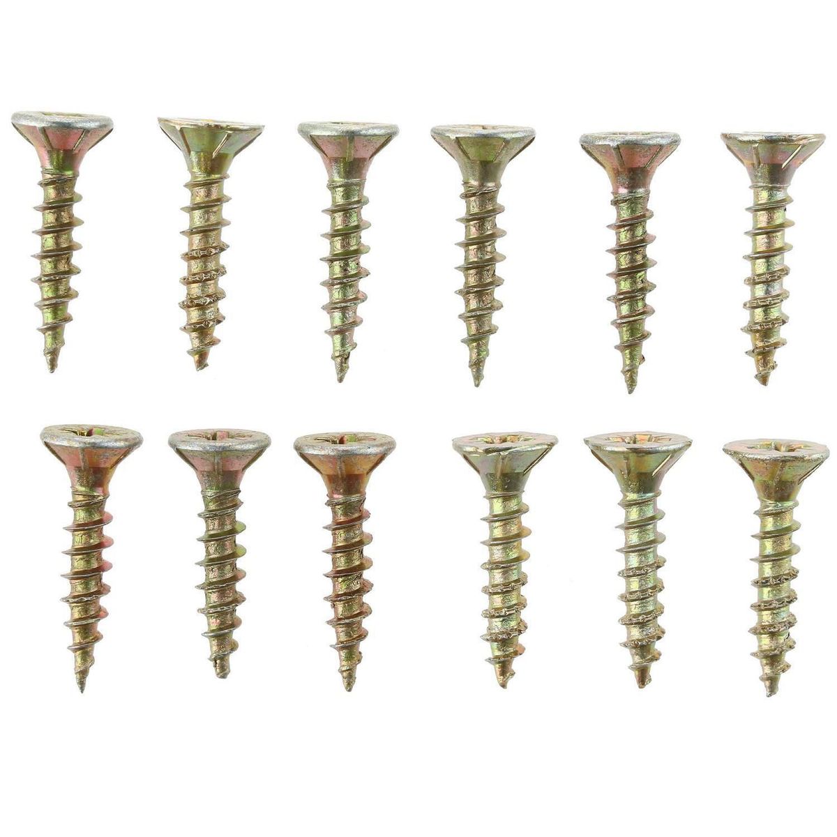 FIXSER - Tornillo para Madera Aglomerado 4x3/4" x 12 unid