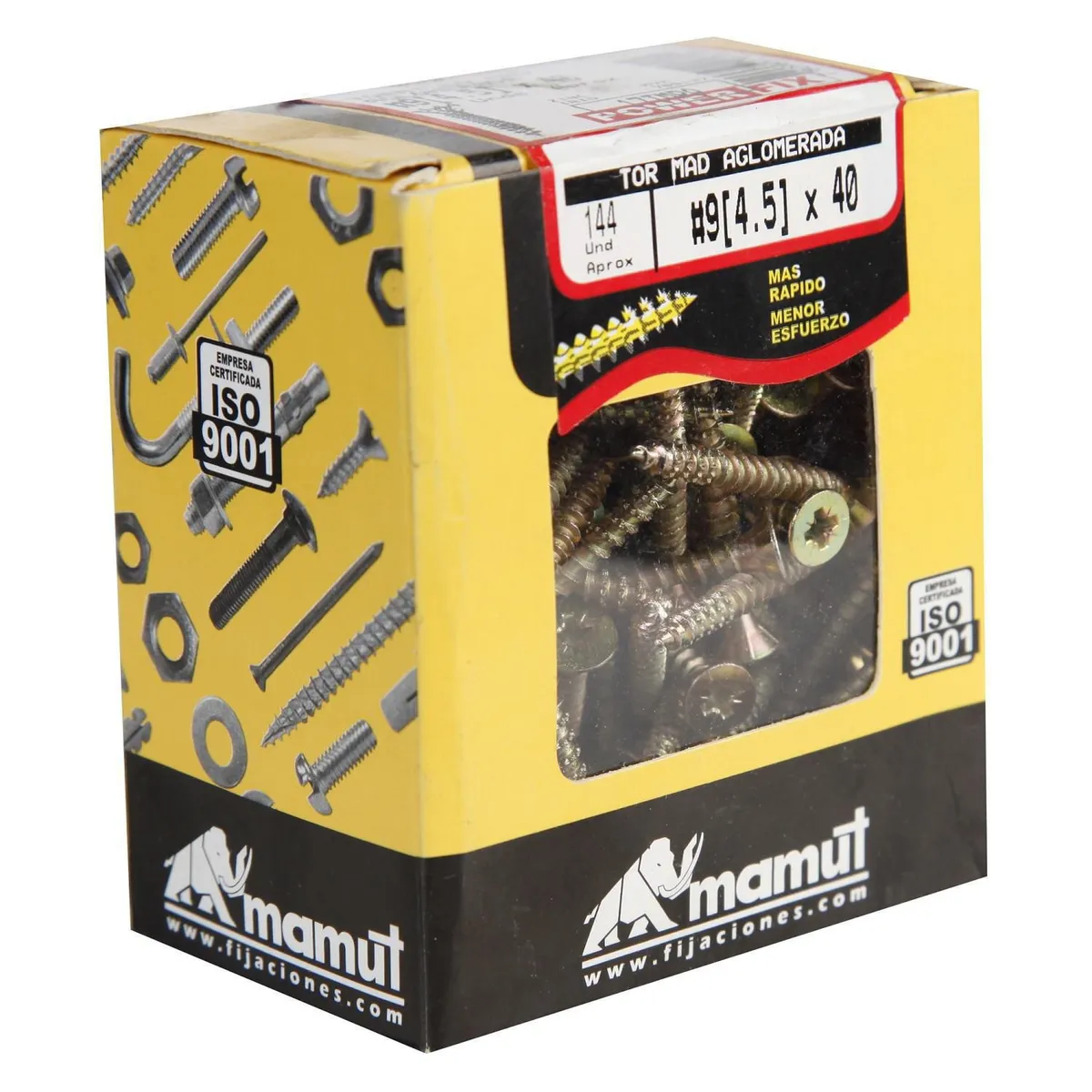 MAMUT - Tornillo para Madera Aglomerado 45x15" x 144 unid