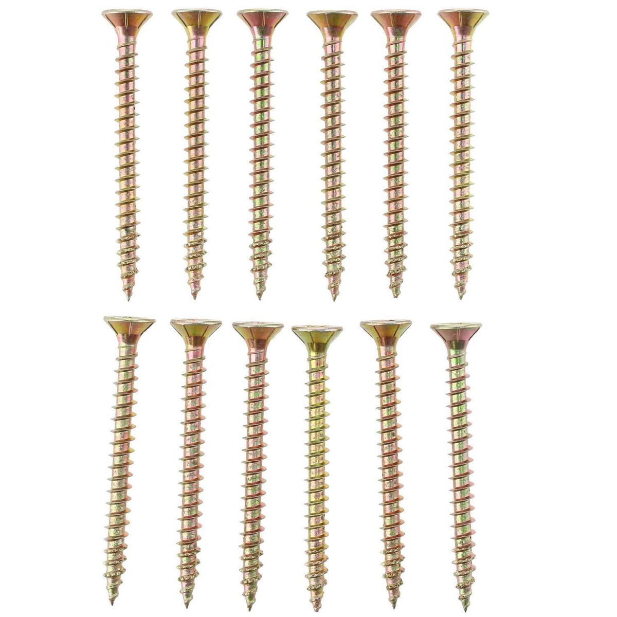 FIXSER - Tornillo para Madera Aglomerado 45x2" x 12 unid