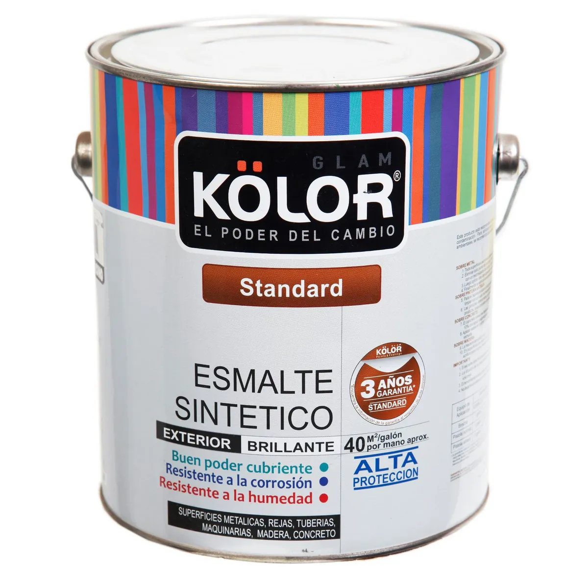 KOLOR - Esmalte sintético Estándar verde cromado 1 gl
