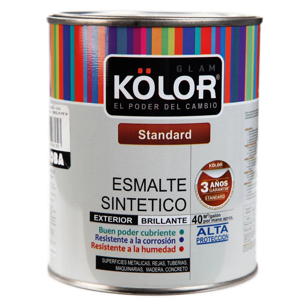 KOLOR - Esmalte sintético Estándar caoba 1/4 gl