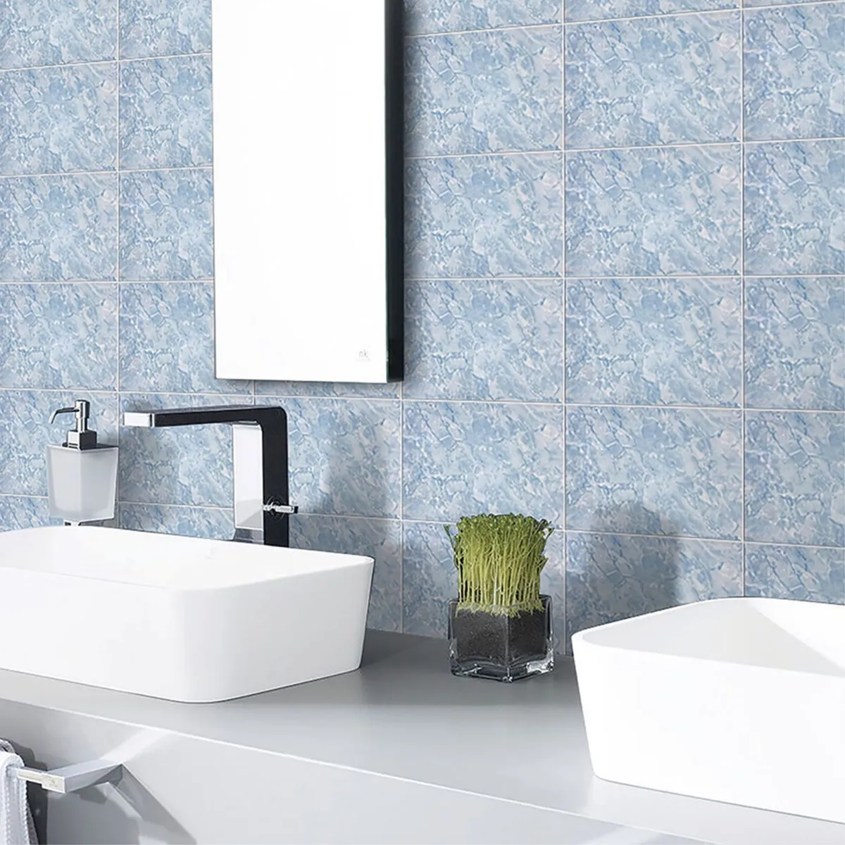 KARSON - Cerámica Azul Marmolado 21x31cm 1.50 m2 Ibiza