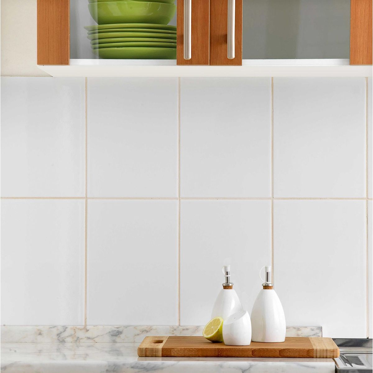 KARSON - Cerámica Blanco Liso 20X30cm 1.5m2 Havana